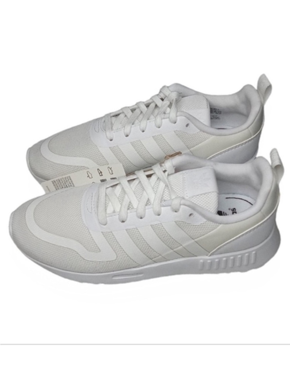 adidas Originals Multix C White Sneakers Shoes Kids Size 3 Q47137 NWT
